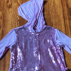 sequin hoodie hello kitty